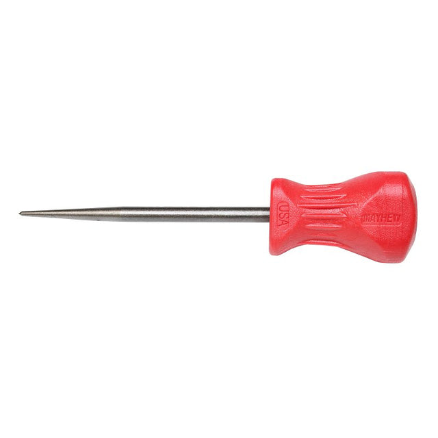Mayhew 46502 Scratch Awl, 1/4 in Dia Shank, 5-1/2 in L Shank, 10-1/2 in OAL, Rubber Handle, Steel Shank
