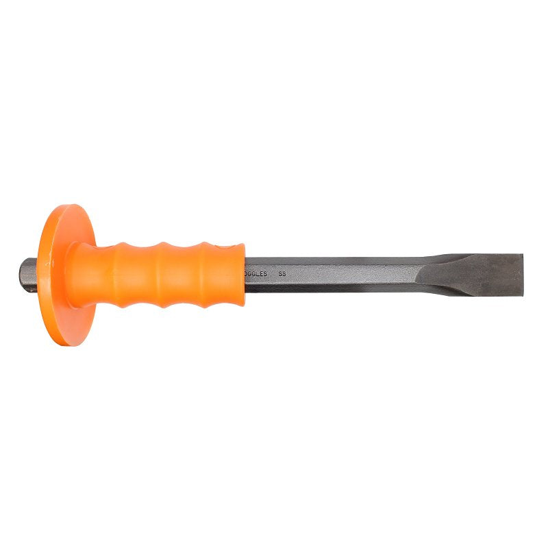 Mayhew 12405 Handguarded Cold Chisel, 1 in Tip, 12 in OAL