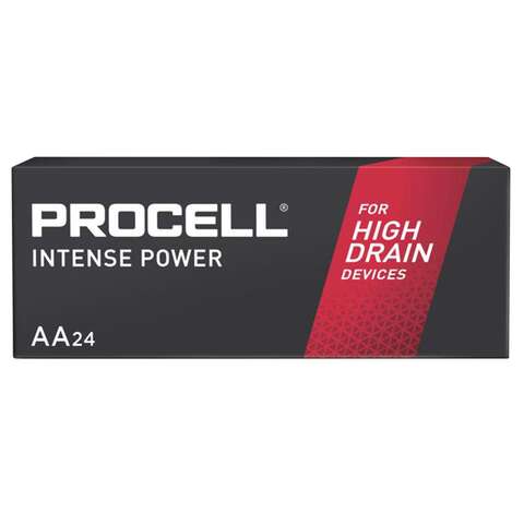 Procell Intense Alkaline AA 1.5 V 3.112 mAh Primary Battery PX1500 24 pk