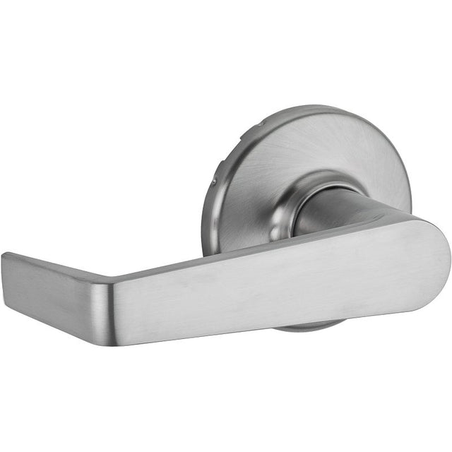 Kwikset 721KNL 26D RCAL UL Passage Door Lock, Lever Handle, Steel, Satin Chrome, 2-3/8, 2-3/4 in Backset