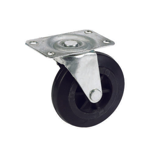 Apex 4 in. D 80 lb Swivel Caster Plastic 1 pk