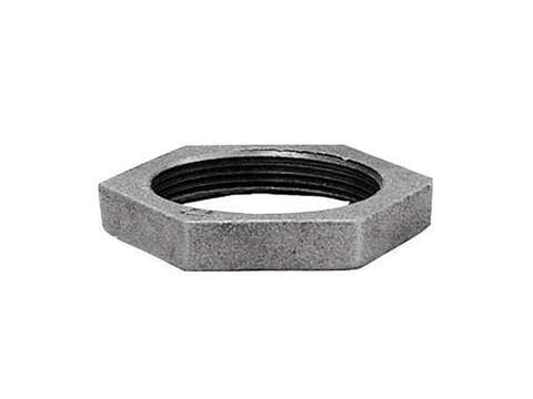 STZ Industries 1/2 in. FIP each Galvanized Malleable Iron Lock Nut, Pack of 5