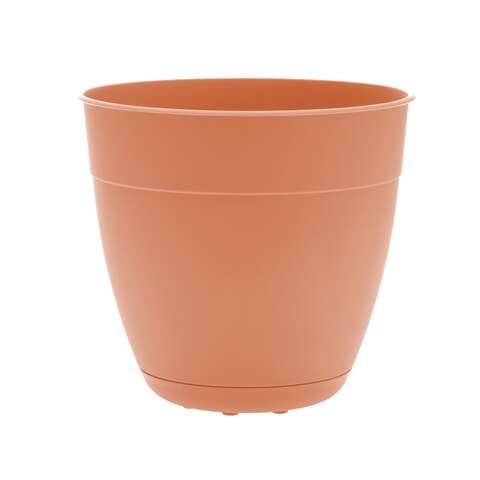 Bloem Dayton 8 in. D Plastic Planter Coral