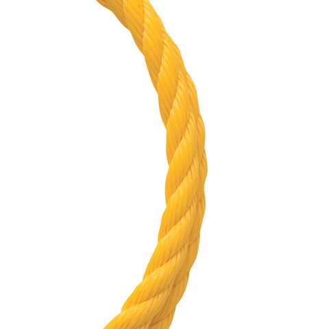 Koch 1/4 in. D X 50 ft. L Yellow Twisted Polypropylene Rope