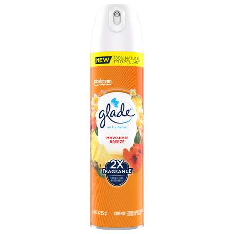 Glade Hawaiian Breeze Scent Air Freshener 8.3 oz Aerosol 1 pk, Pack of 6