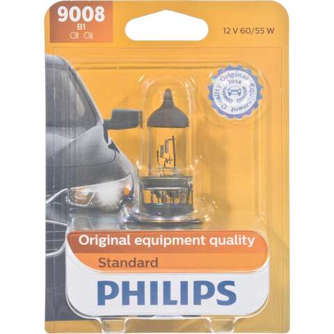 Philips Standard Halogen High/Low Beam Automotive Bulb 9008B1