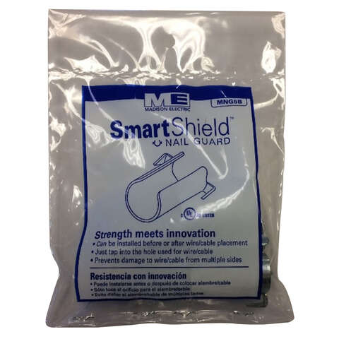 Madison Electric Smart Shield 1 in. L Nail Guard 5 pk