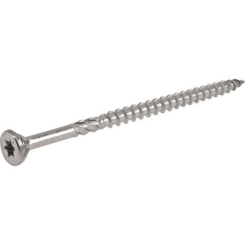 Hillman Power Pro No. 10 X 3-1/2 in. L Star Flat Head Exterior Deck Screws 1 lb