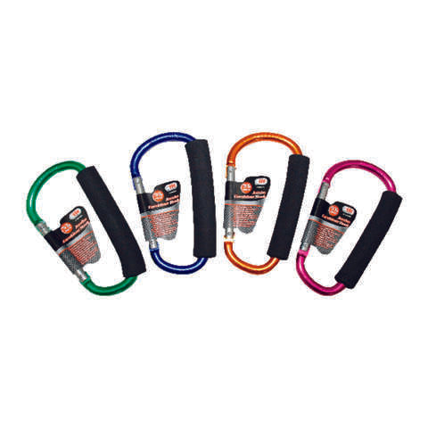 IIT Jumbo D Shaped Carabiner Hook Aluminum 1 pk, Pack of 12