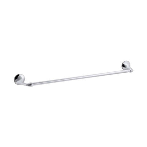 Kohler Elliston Polished Chrome Silver Towel Bar 24 in. L Metal