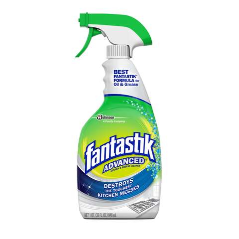 Fantastik Scrubbing Bubbles Citrus Scent Cleaner and Degreaser 32 oz Liquid, Pack of 8