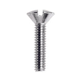 Danco No. 8-32 X 3/4 in. L Slotted Oval Head Chrome-Plated Brass Faucet Handle Screw 1 pk, Pack of 5