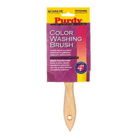 Purdy Symphony Color Washing Brush 4 in. Soft Flat Color Washing Brushes