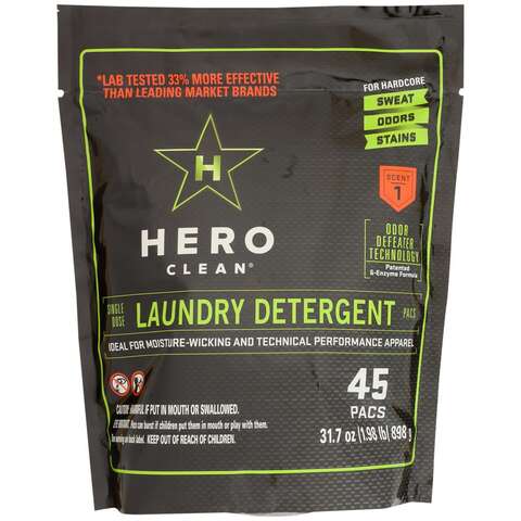 Hero Clean Juniper Scent Laundry Detergent Pod 45 pk, Pack of 4