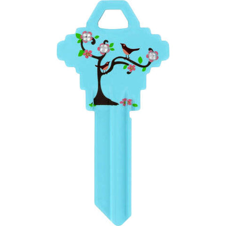 Hillman DIVA Tree & Birds House/Office Universal Key Blank Single, Pack of 6