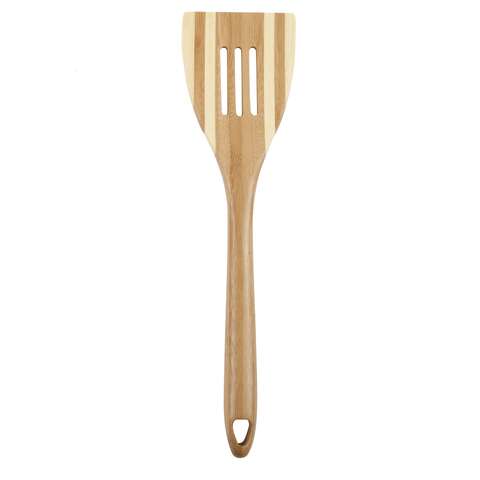 Core Kitchen Pro Chef Beige Bamboo Slotted Spatula L-12.01 W-3.15 H-0.59