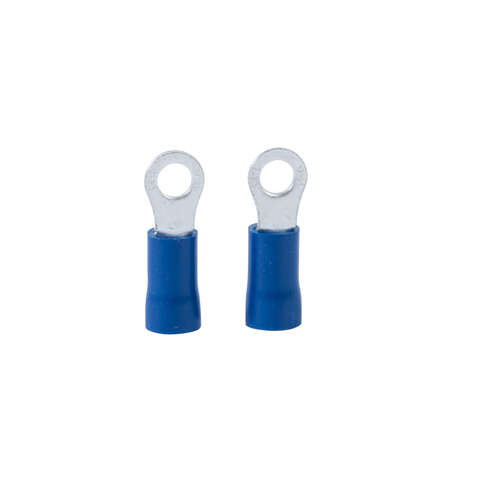 Gardner Bender 16-14 AWG Insulated Ring Terminal Blue 10 pk