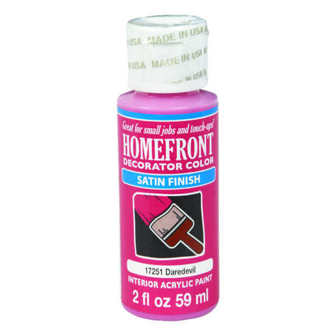 Homefront Satin Daredevil Hobby Paint 2 oz, Pack of 3