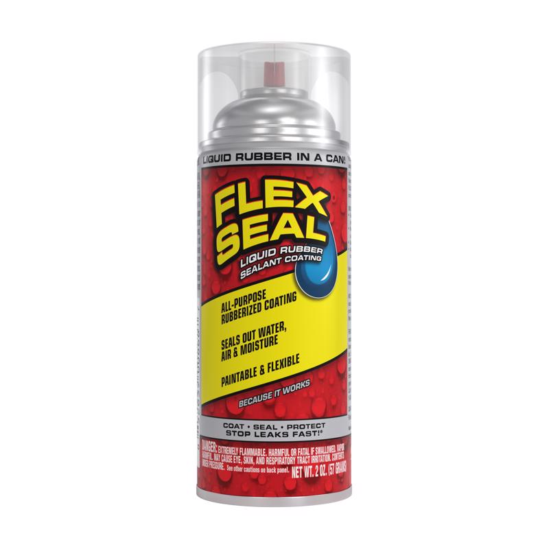 Flex Seal Family of Products Flex Seal MINI Clear Rubber Spray Sealant 2 oz, Pack of 12