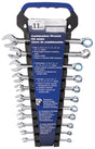 Vulcan TR-H1101 Wrench Set, 11-Piece, CRV, Chrome, Silver, Specifications: Drop Forged