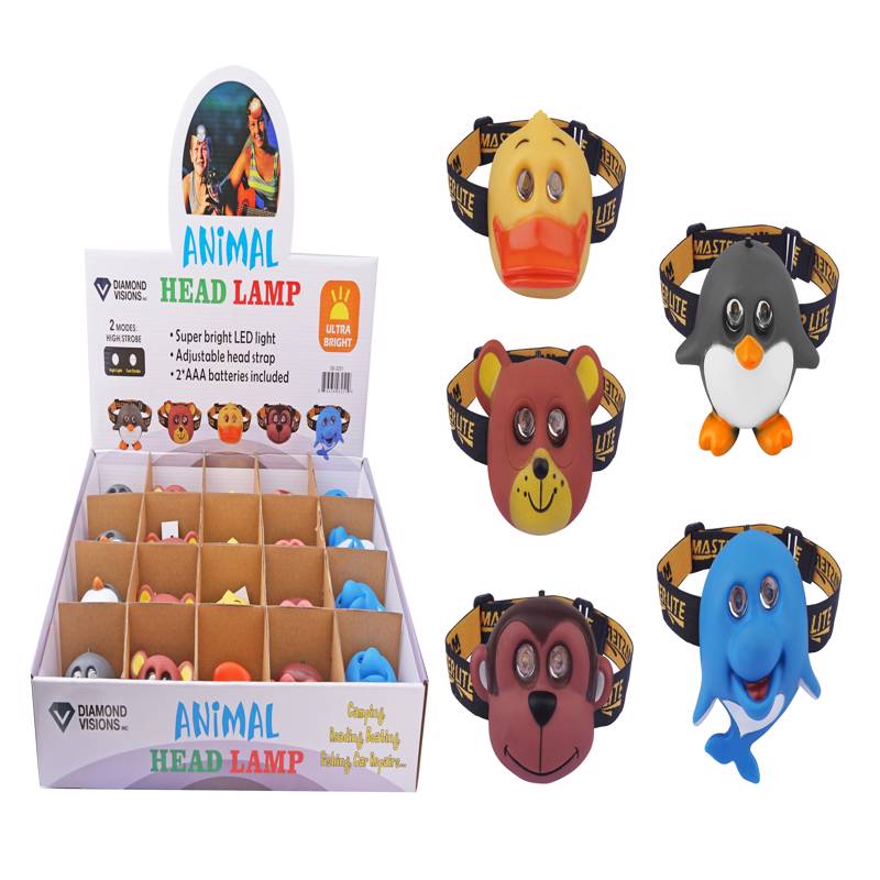 Diamond Visions Assorted LED Head Lamp AAA Battery, Pack of 20