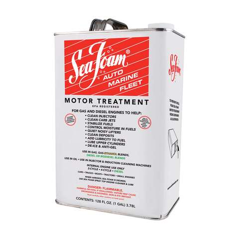 Sea Foam Gasoline/2 and 4 Cycle Engine Complete Fuel System Cleaner 1 gal, Pack of 4