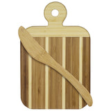 Totally Bamboo 9 in. L X 6 in. W X 0.5 in. Bamboo Striped Cutting Board Set, Pack of 12