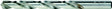 Irwin 60511 Jobber Drill Bit, 11/64 in Dia, 1-1/8 in OAL, Spiral Flute, 1-Flute, 11/64 in Dia Shank, Straight Shank