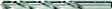 Irwin 60512 Jobber Drill Bit, 3/16 in Dia, 2-3/16 in OAL, Spiral Flute, 1-Flute, 3/16 in Dia Shank, Straight Shank