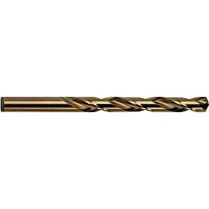 Irwin 63116 Jobber Drill Bit, 1/4 in Dia, 4 in OAL, Spiral Flute, 1/4 in Dia Shank, Cylinder Shank, Pack of 12