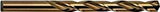 Irwin 63125 Jobber Drill Bit, 25/64 in Dia, 5-1/8 in OAL, Spiral Flute, 25/64 in Dia Shank, Cylinder Shank, Pack of 6