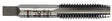 Irwin 8145 Fractional Tap, 1/2 in- 20 NF Thread, Plug Tap Thread, 4-Flute, HCS
