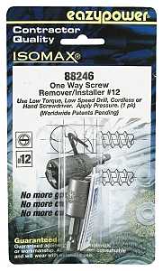 Eazypower 88246 One Way Screw Remover, #12 Bolt/Screw, HSS