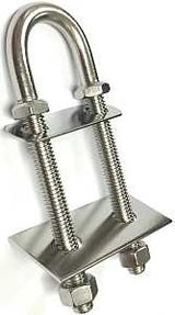 US Hardware M-073C Boweye Bolt, Zamak, Chrome