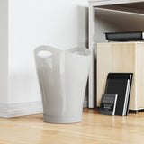 Umbra Garbino 2.25 gal White Plastic Contemporary Wastebasket