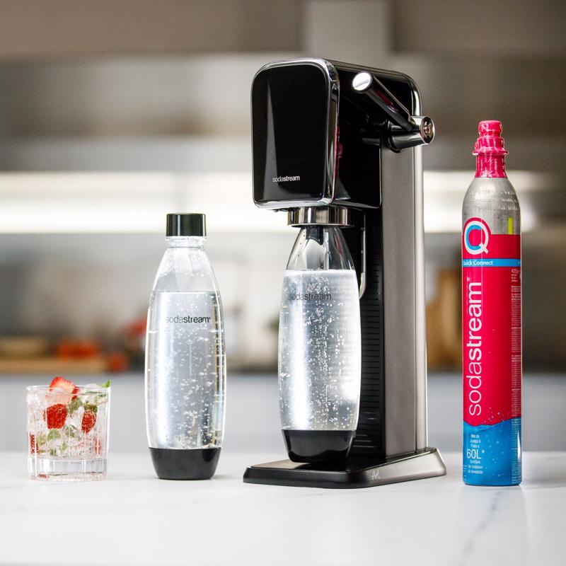 SodaStream ART Machine Black 1 L Soda Maker 1 pk, Pack of 2