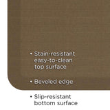 Gel Pro 20 in. W X 30 in. L Khaki Polyurethane Foam Anti-Fatigue Mat
