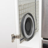 Tovolo Gray/White Plastic Microwave Collapsible Food Cover