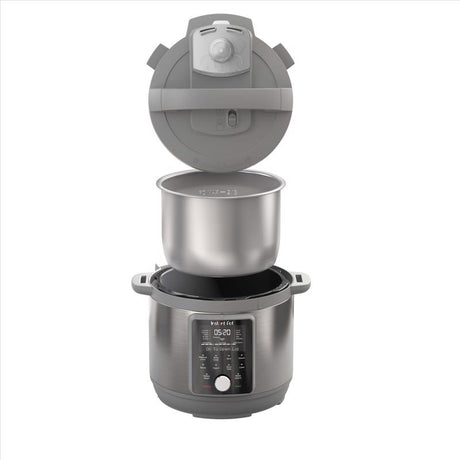 Instant Duo Plus Aluminum/Stainless Steel Digital Pressure Cooker 8 qt Black/Silver