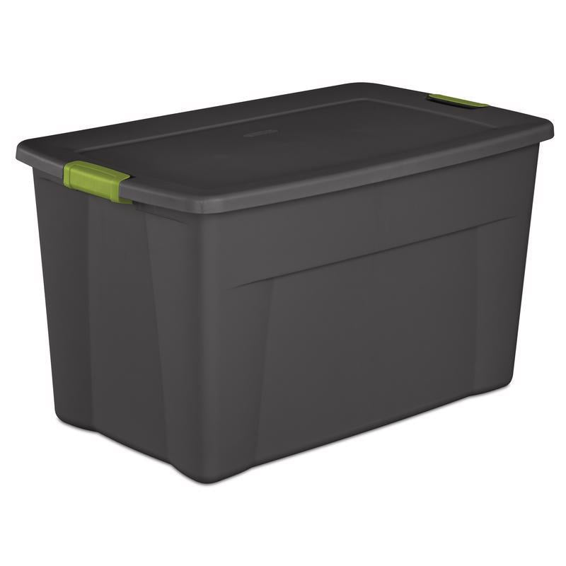 Sterilite 35 gal Gray Storage Tote 18.625 in. H X 32.5 in. W X 19.75 in. D Stackable, Pack of 4