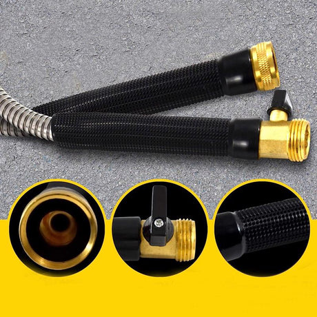 Bionic Steel Pro 5/8 in. D X 100 ft. L Heavy Duty Commercial Grade Garden Hose