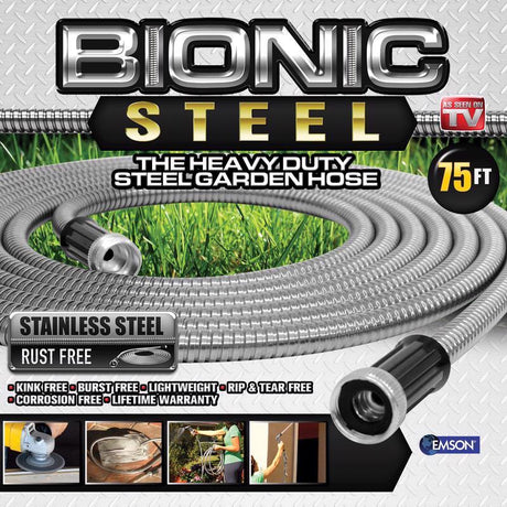 Bionic Steel Pro 5/8 in. D X 75 ft. L Heavy Duty Commercial Grade Garden Hose, Pack of 2
