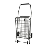 Apex 37.6 in. H X 14.8 in. W X 18.5 in. L Gray Collapsible Shopping Cart