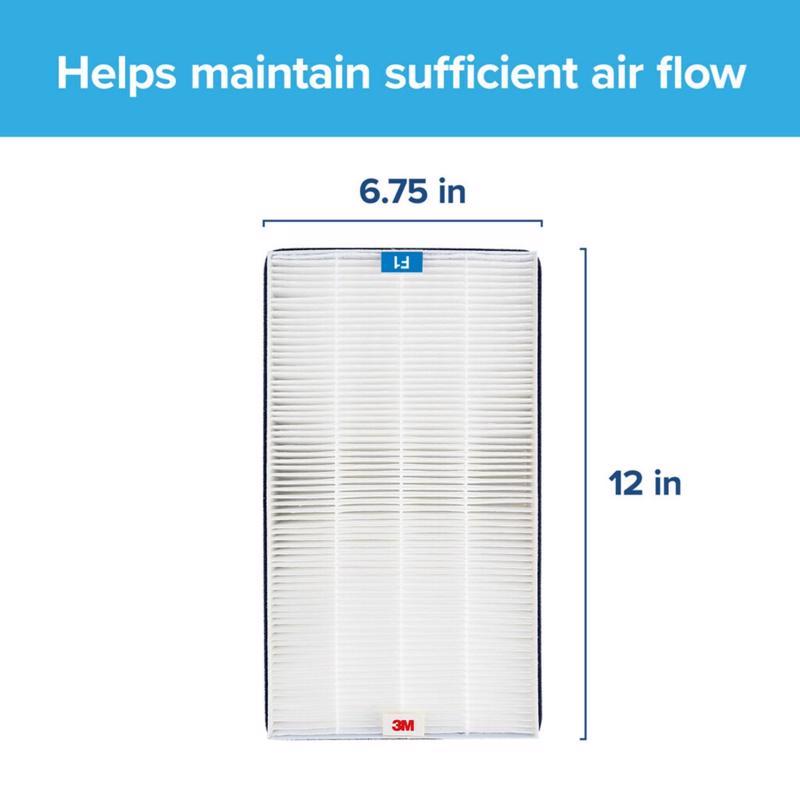 Filtrete 3M 12 in. H X 6.75 in. W Rectangular HEPA Air Purifier Filter 1 pk