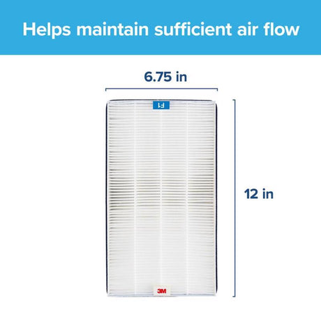 Filtrete 3M 12 in. H X 6.75 in. W Rectangular HEPA Air Purifier Filter 1 pk