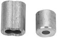 Campbell B7675424 Cable Ferrule and Stop Set, For: 1/8 in Rope, 1/8 in Dia Cable, 3 in L, Aluminum