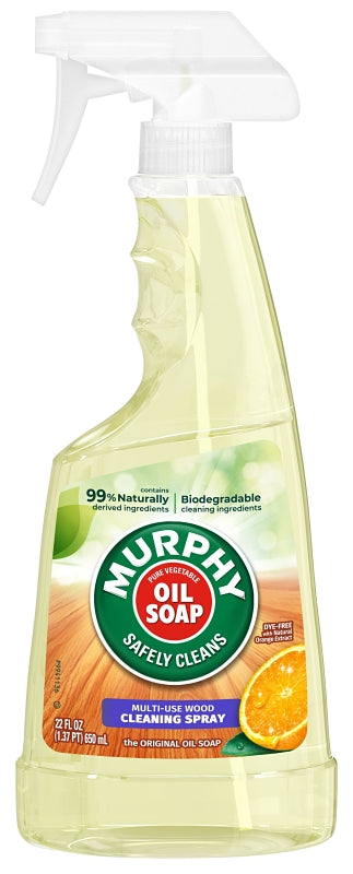 Murphy Oil Soap 101031 Oil Soap, 22 oz Bottle, Liquid, Orange