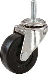 Shepherd Hardware 9344 Swivel Caster, 2 in Dia Wheel, Rubber Wheel, 80 lb