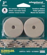 Shepherd Hardware 9453 Furniture Pad, 75 lb, PTFE, Tan, 4/PK