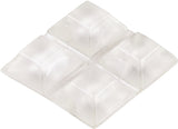 Shepherd Hardware 9565 Surface Guard Bumper Pad, 3/4 in, Square, Vinyl, Clear, Pack of 6